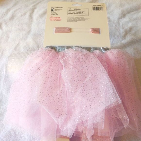 LITTLE CUTIES 3 piece set. Size 0-6mos. Tutu, headwrap, footwrap. NWT - Picture 2 of 16